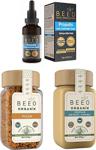 Bee'O 3 Lü Set Organik Propolis Arı Sütü Ham Bal 190 G - Organik Polen 150 G - Suda Çözünür Propolis