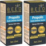 Beeo Bee'O Suda Çözünebilir Sıvı Propolis Damlası 20 Ml - 2 Adet