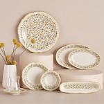 Bella Maison Loren Stoneware 26 Parça 6 Kişilik Kahvaltı Takımı Sarı