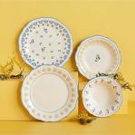 Bella Maison Mabel Stoneware 24 Parça 6 Kişilik Yemek Takımı Mavi