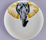 Bella Maison Safari Elephant Porselen Servis Tabağı (26 Cm)