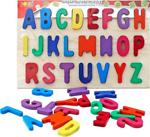 Bemi̇ Lüks Ahşap Doğal Alfabe Puzzle - Beceri Eğitici Zeka Strateji Çocuk Oyunu
