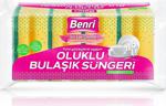 Benri Oluklu Bulaşık Süngeri 4'Lü