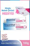 Bepanthol Baby Pişik Önleyici Merhem 100Gr + Müslin Bebek Örtüsü