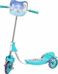Beren Oyuncak Karlar Ülkesi Elsa 3 Tekerlekli Şeffaf Silikon Frenli Çocuk Scooterı