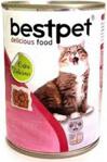 Bestpet Biftekli 415 gr Yetişkin Kedi Konservesi