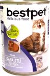 Bestpet Püre Kıyılmış Dana Etli 400 gr Yetişkin Kedi Konservesi