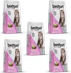 Bestpet Tavuklu ve Pirinçli 1 kg 5'li Paket Yavru Kuru Kedi Maması