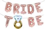 Beysüs Bride To Be Yüzüklü Balon Folyo Balon Set