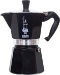 Bialetti Express 3 Cups Metal Moka Pot Siyah