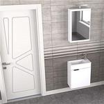 Biani Fix Loft 50 cm Banyo Dolabı Renk Mat Beyaz
