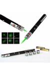 Bibizde Green Yeşil Kalem Tipi Lazer Pointer 5 Başlıklı Lazer