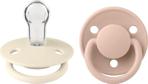 Bibs De Lux Silikon 0-36 Ay 2'Li Emzik Ivory-Blush