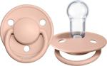 Bibs De Lux Silikon 0-36 Ay Emzik Blush