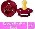 Bibs Kauçuk Emzik I Ruby I 0-6 Ay