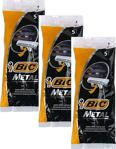 Bic (3 Paket) Metal Tıraş Bıçağı 5 'Li Poşet - Kullan-At Bıc Tıraş Bıçağı