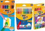 Bic Bıç Boya Set ( Kuru Boya + Pastel Boya+ Okul Seti ) 2 Boyama Kitabi Hediye