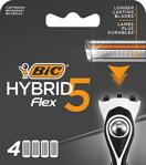 Bic Flex 5 Hybrid Yedek Tıraş Bıçağı Kartuşu 4'Lü Kutu