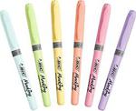 Bic Kalem Tipi Pastel Renk Fosforlu Kalem 6\'lı Se