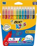 Bic Kids Kid Couleur Ultra Yıkanabilir Keçeli Boya Kalemi 12 Renk