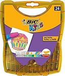 Bic Kids Pastel Boya 24 Renk + Plastik Kutu