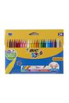 Bic Kids Plastidecor Silinebilir Mum Pastel Boya 24 Renk