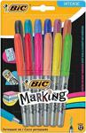 Bic Marking Color Permanent 12 Renk Markör Kalemi