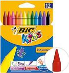 Bic Plastidecor Silinebilir Pastel Mum Boya 12'Li Paket