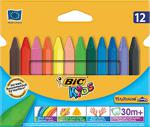 Bic Plastidecor Üçgen 12 Renk Pastel Boya