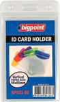 Bigpoint Korumalı Kart Poşeti Dikey Şeffaf 55x85mm