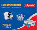 Bigpoint Laminasyon Filmi 78x102mm 125 Mikron 100\'lü Kutu