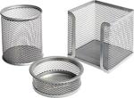 Bigpoint Metal Perfore 3'Lü Set Silver