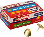 Bigpoint Raptiye Metal Sarı(Pirinç) 10'Lu Kutu