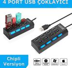 Bilgisayar 4 Port Usb Çoklayıcı Hub Anahtarlı