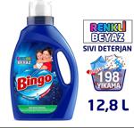 Bingo Beyaz Ve Renkliler Sıvı Çamaşır Deterjanı 33 Yıkama 6 X 2145 Ml