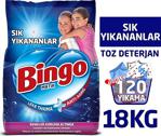 Bingo Matik 9 kg 2'li Paket Toz Çamaşır Deterjanı