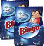 Bingo Matik Renkli Beyaz 6 kg 2'li Paket Beyazlar ve Renkliler için Toz Çamaşır Deterjanı