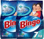 Bingo Matik Renkli Beyaz 7 kg 2'li Paket Beyazlar ve Renkliler için Toz Çamaşır Deterjanı