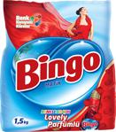 Bingo Matik Renkli Lovely Parfümlü 1.5 Kg Renkliler Için Toz Çamaşır Deterjanı