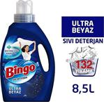 Bingo Matik Ultra Beyaz 2,14 lt 33 Yıkama 4'lü Beyazlar için Sıvı Deterjan