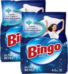 Bingo Matik Ultra Beyaz 4.5 kg 2'li Paket Beyazlar için Toz Çamaşır Deterjanı