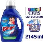 Bingo Sıvı Deterjan Renkli Beyaz 2145 Ml 33 Yıkama