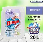 Bingo Soft Çamaşır Yumuşatıcısı Sensitive 4 X 5 L