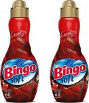 Bingo Soft Konsantre Çamaşır Yumuşatıcısı Lovely 1,44 Lt X 2