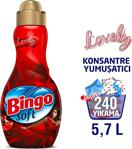 Bingo Soft Konsantre Çamaşır Yumuşatıcısı Lovely 4 X 1440 Ml