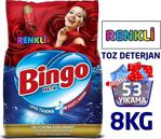 Bingo Toz Çamaşır Deterjanı Renkli Lovely Parfümlü 8 Kg
