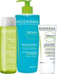 Bioderma Akne Bakım Seti Pore Refiner Krem + Sebium Losyon Temizleme