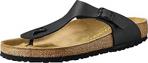 Birkenstock Gizeh Unisex Yetişkin Sandalet, Siyah (Black Black), 37