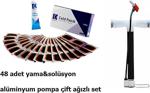 Bi̇si̇klet Pompa Alümi̇nyum Kisa + Yama Seti̇