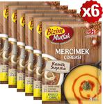 Bizim Mutfak 72 Gr 6'Lı Paket Kemik Suyuna Mercimek Çorbası